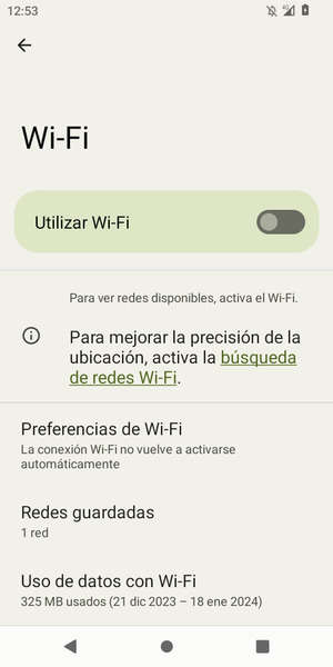 Active Utilizar Wi-Fi