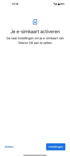 Selecteer Instellingen