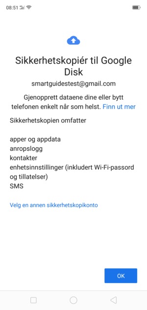 Velg OK