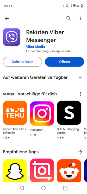 Wählen Sie Öffnen