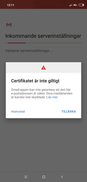 Välj Avancerat