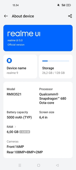 Select realme UI