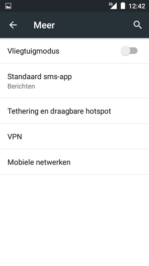 Selecteer Tethering en draagbare hotspot