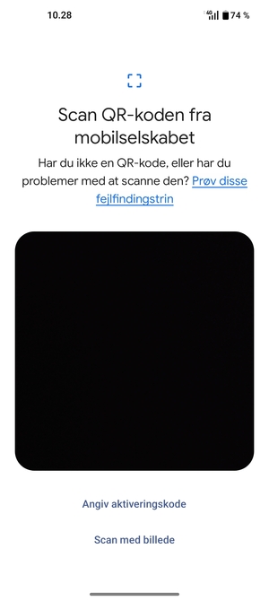 Scan QR-koden