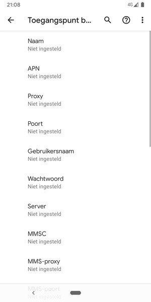 Voer mms-gegevens in