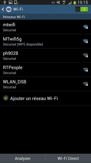 Sélectionnez le réseau sans fil auquel vous souhaitez vous connecter