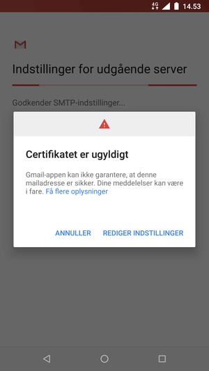 Vælg REDIGER INDSTILLINGER