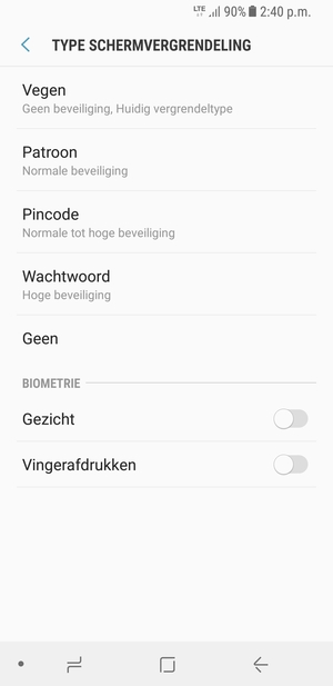 Selecteer Patroon