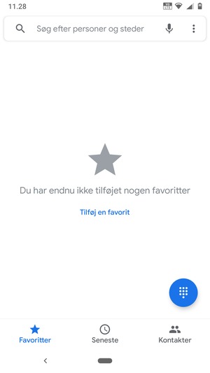 Vælg Menu-knappen