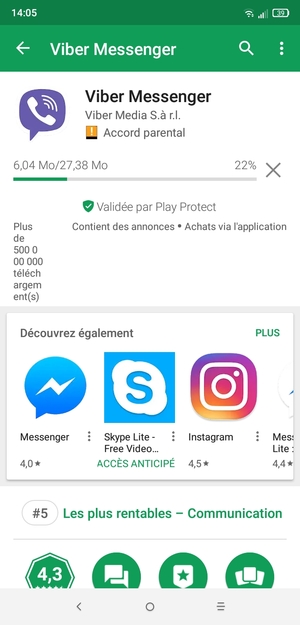 Veuillez attendre la fin de la procédure d'installation