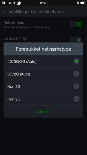 Vælg din foretrukne mulighed