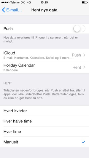 Slå Push fra
