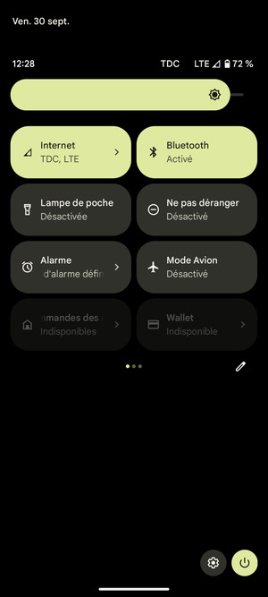 Désactiver Bluetooth