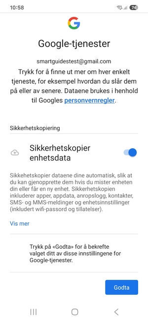 Velg Godta