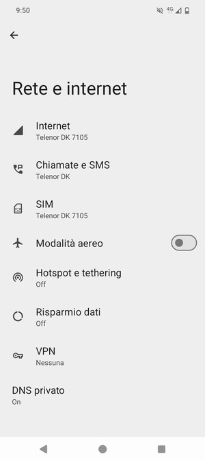 Seleziona Internet