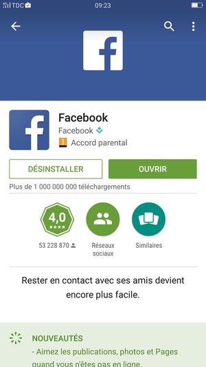 Sélectionnez OUVRIR