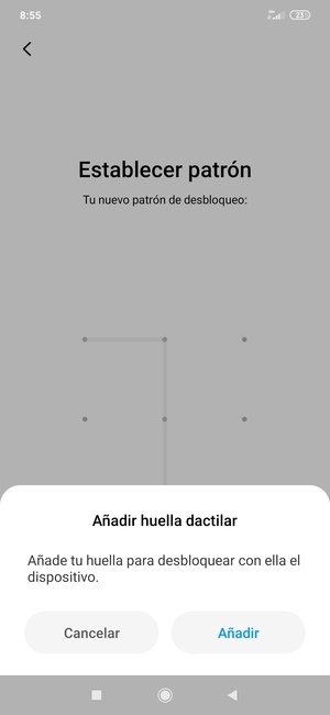 Seleccione Cancelar