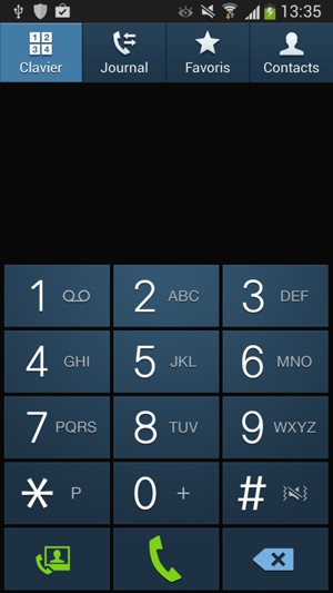 Appuyez longuement sur le numéro 1