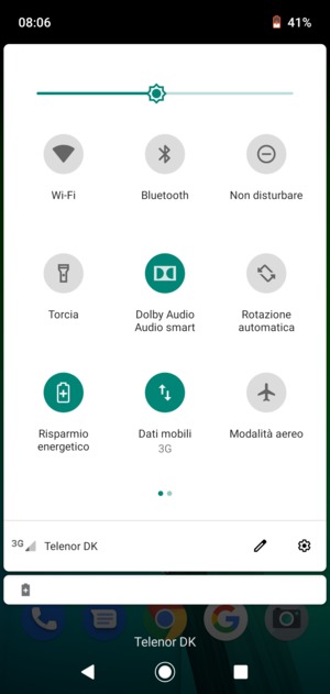 Seleziona il tasto Impostazioni
