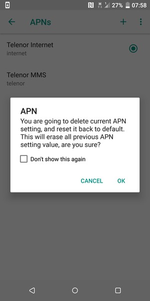 Select OK