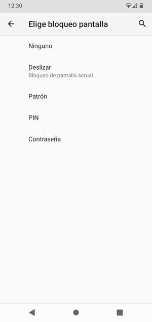 Seleccione Patrón