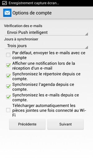 Sélectionnez Suivant