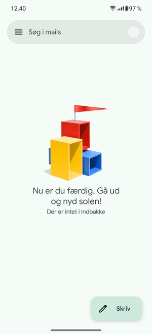 Din Hotmail er klar til brug
