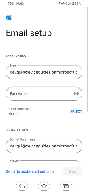 Enter your password