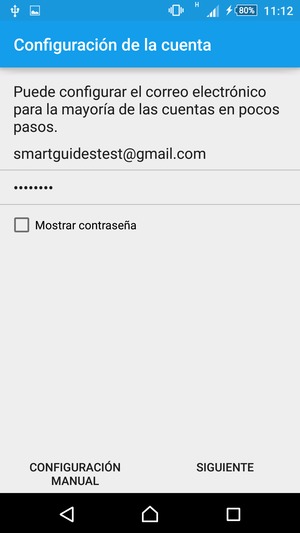 Introduzca su Dirección de correo electrónico y Contraseña. Seleccione SIGUIENTE