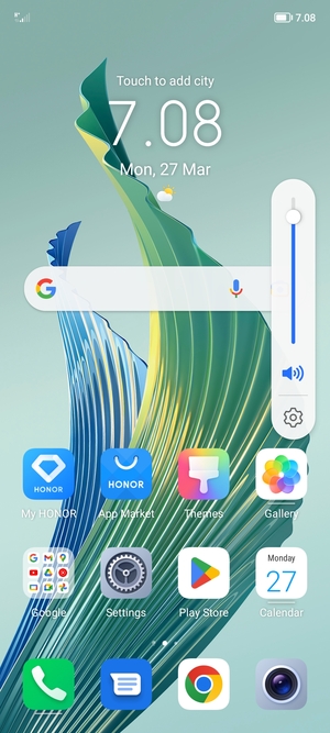 Continue to press to take the volume down to the required level