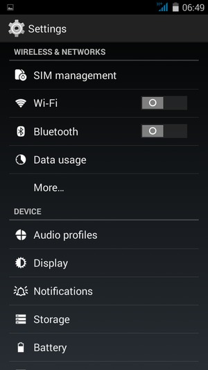 Select SIM management