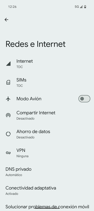 Seleccione SIMs