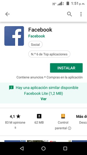 Seleccione INSTALAR