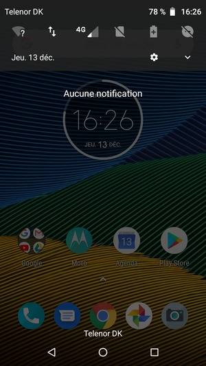 Déroulez à nouveau le menu du haut