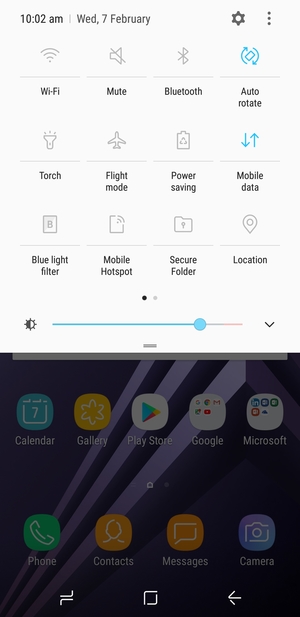 Select Mute to change to sound mode again