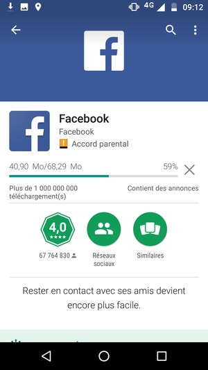 Veuillez attendre la fin de la procédure d'installation