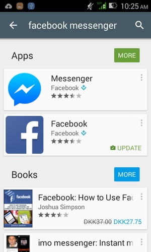 Select the app