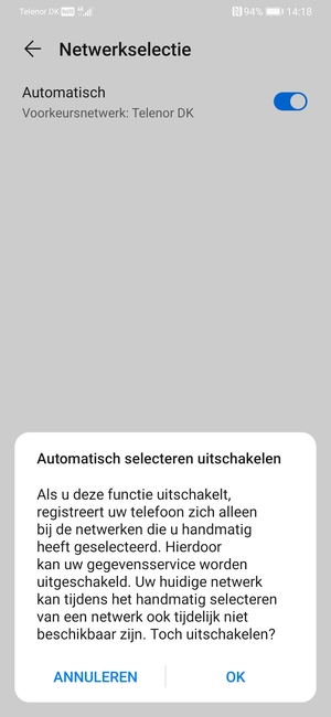 Selecteer OK