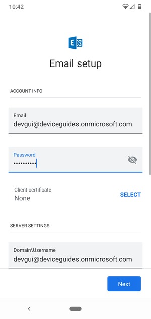 Enter your password