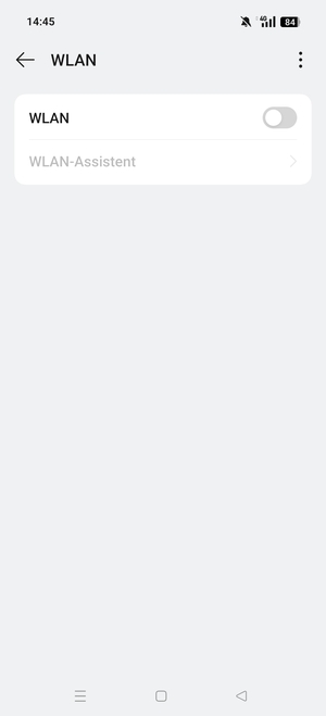 Schalten Sie WLAN ein