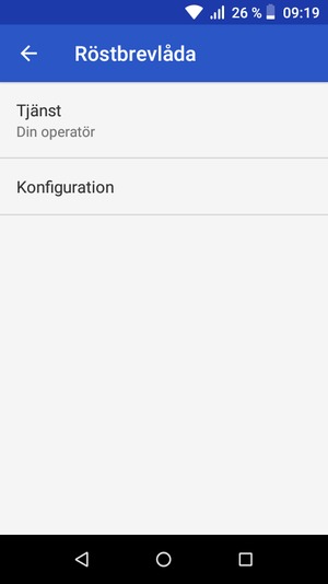 Välj Konfiguration