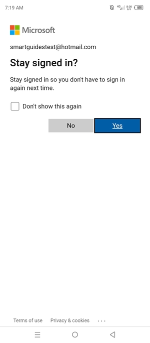 Select your preferred option