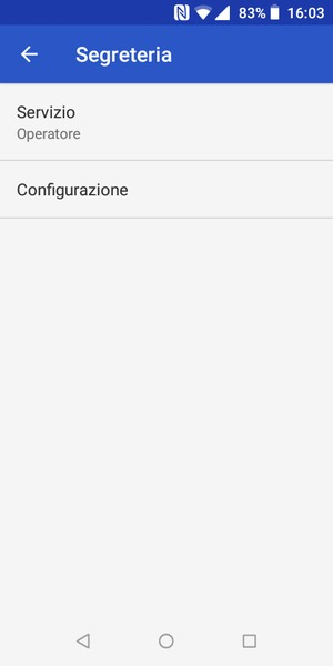 Seleziona Configurazione