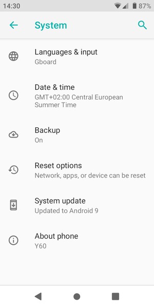 Select System update