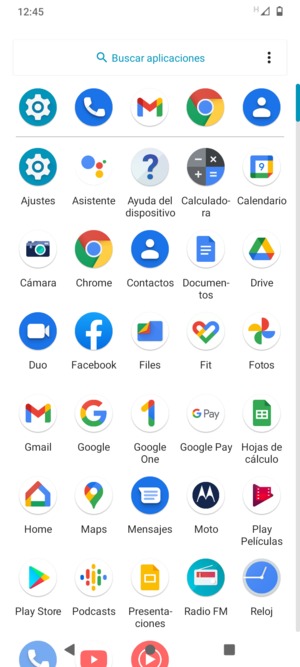 Seleccione Ajustes