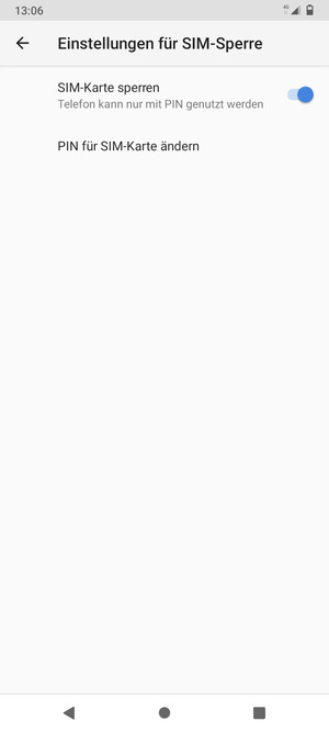 Wählen Sie PIN für SIM-Karte ändern