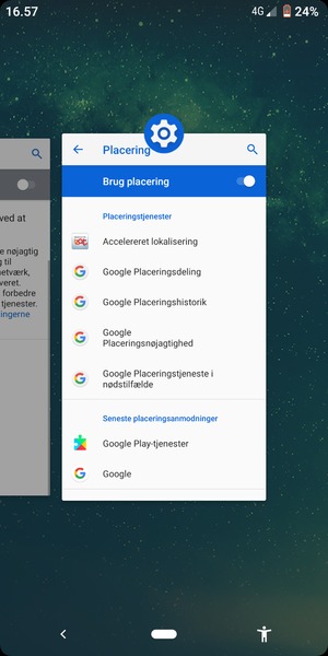 Swipe apps opad for at lukke dem