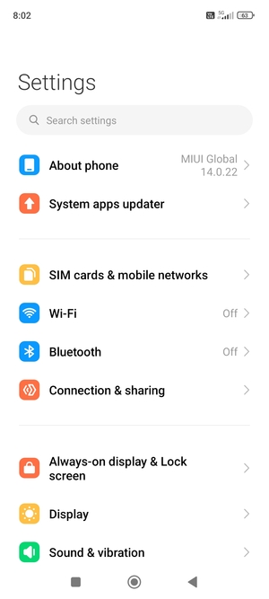 Select Wi-Fi