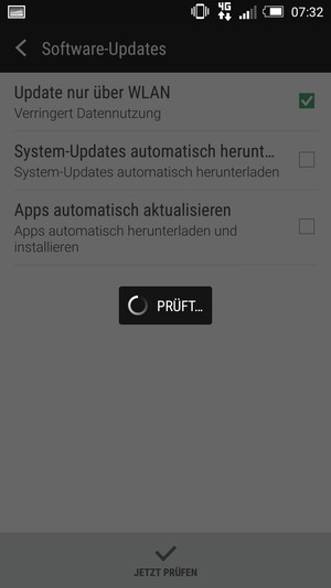 Warten Sie, bis die Suche abgeschlossen ist