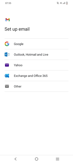 Select Outlook, Hotmail and Live
